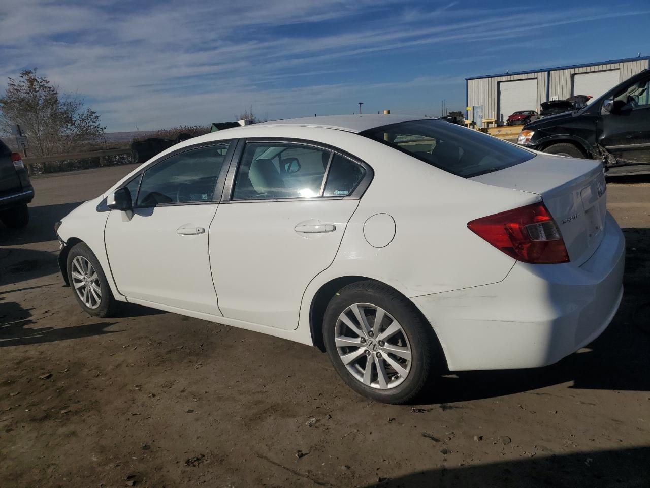 2012 Honda Civic VIN 2HGFB2F86CH606465 Copart auction photo, front end damage thumbnail 2
