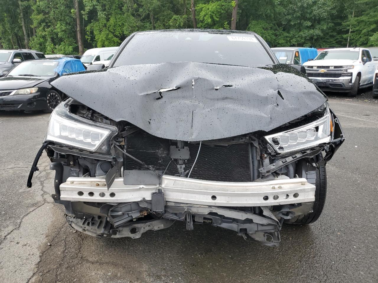 2020 Acura MDX VIN 5J8YD4H3XLL009015 Copart auction photo, front end / minor dent/scratches damage thumbnail 5
