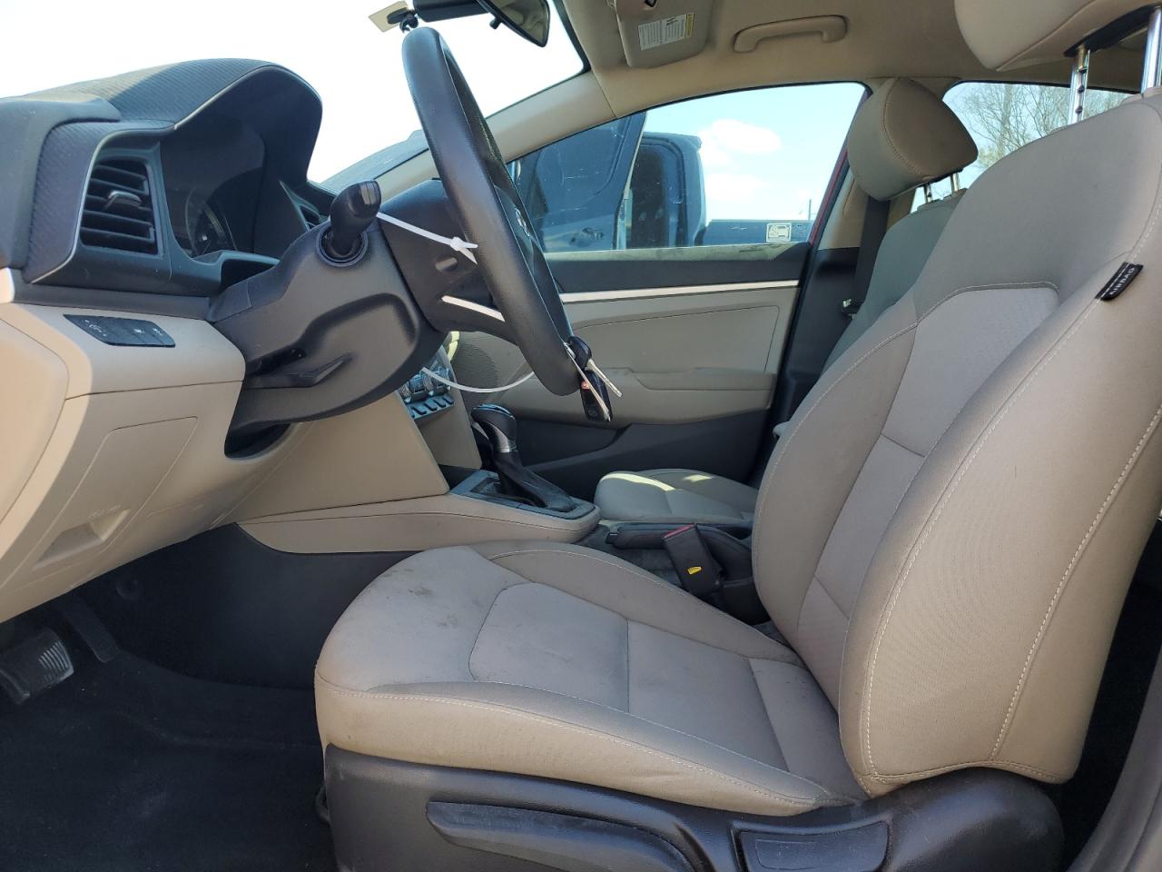 2020 Hyundai Elantra VIN KMHD74LF8LU009252 Copart auction photo, rear end damage thumbnail 7
