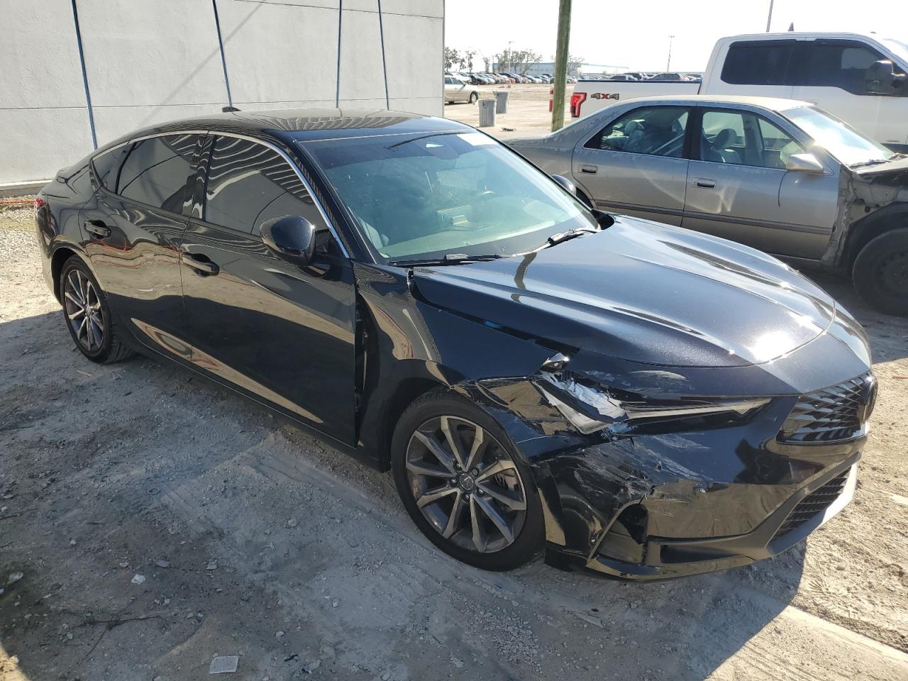 2023 Acura Integra VIN 19UDE4H21PA026774 Copart auction photo, front end / minor dent/scratches damage thumbnail 4
