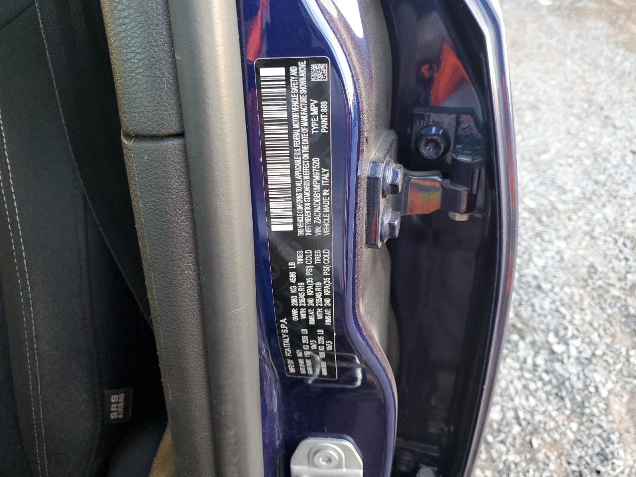 2021 Jeep Renegade VIN ZACNJDBB1MPM97520 Copart auction photo, side / front end damage thumbnail 13