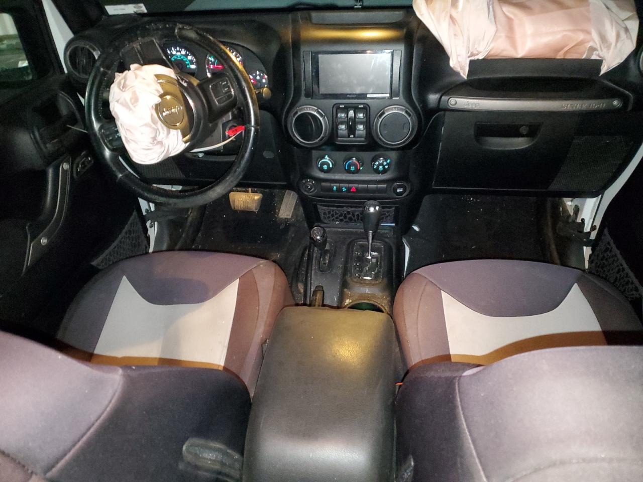 2015 Jeep Wrangler VIN 1C4BJWDG8FL503413 Copart auction photo, front end / undercarriage damage thumbnail 8