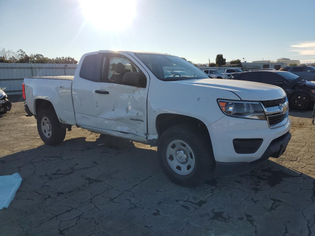 2017 Chevrolet Colorado VIN 1GCHSBEA3H1309932 Copart auction photo, all over damage thumbnail 4