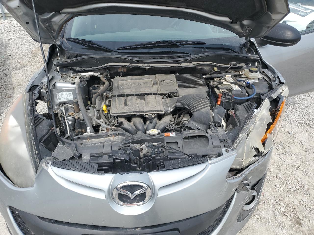 2014 Mazda 2 VIN JM1DE1LY5E0176964 Copart auction photo, front end damage thumbnail 11