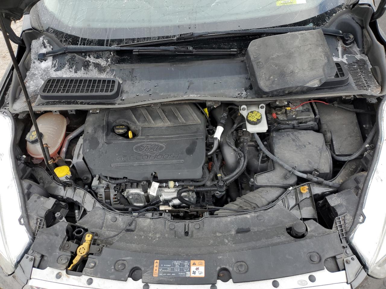 2017 Ford Escape VIN 1FMCU9GD2HUB47483 Copart auction photo, rollover / undercarriage damage thumbnail 13