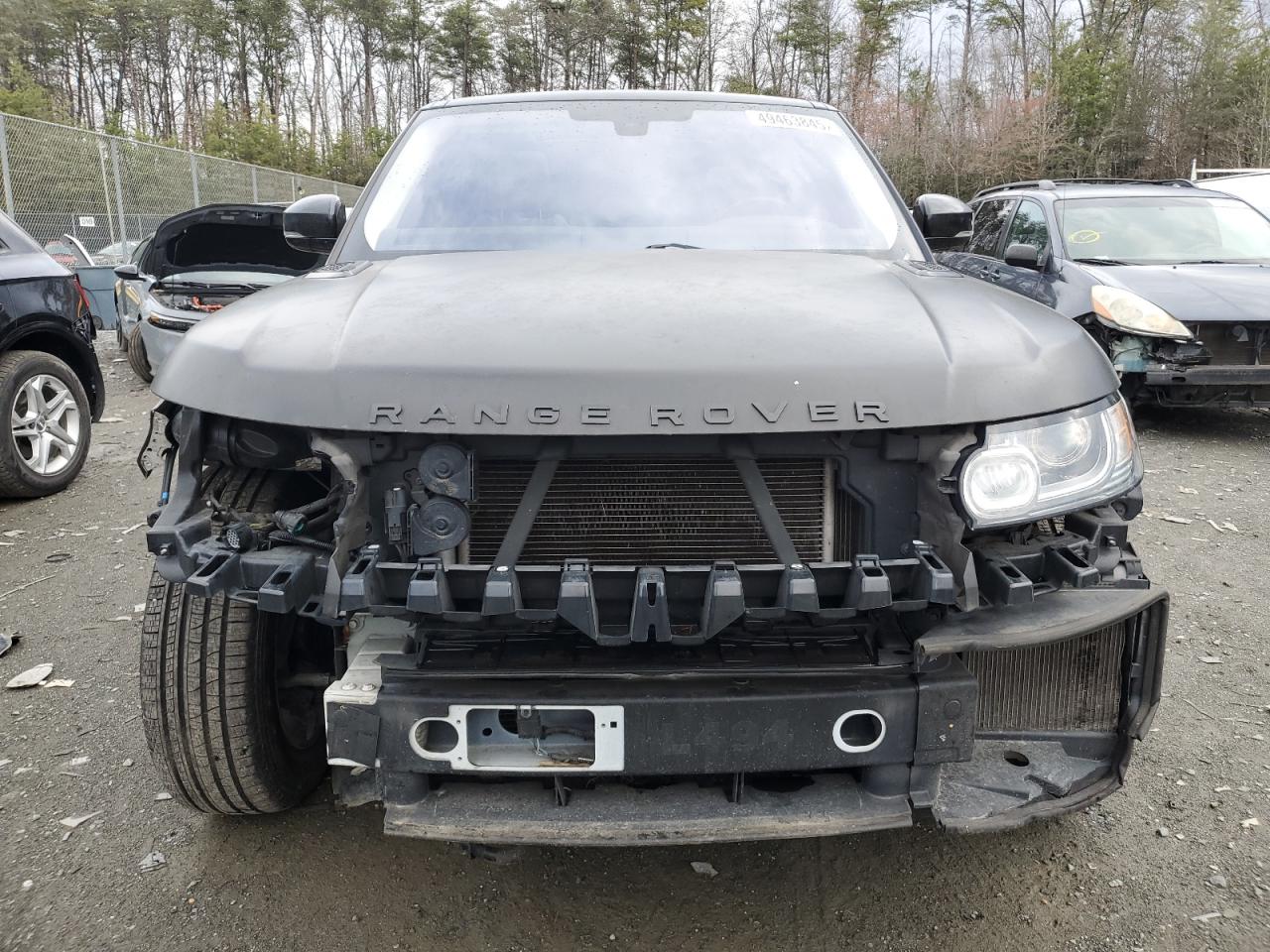2015 Land Rover Range Rover VIN SALWG2VF0FA625749 Copart auction photo, front end damage thumbnail 5