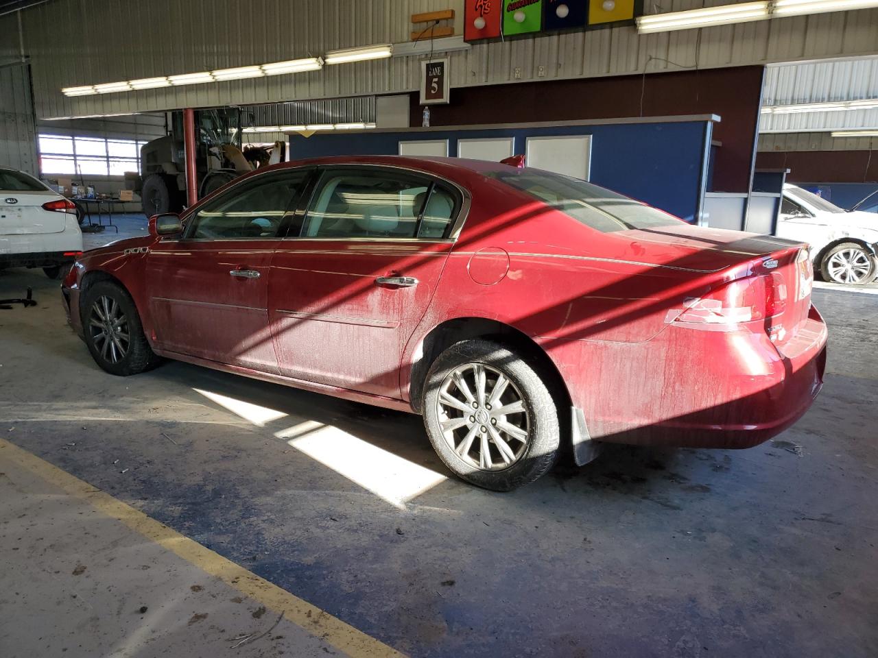 2009 Buick Lucerne VIN 1G4HD57M79U108386 Copart auction photo, front end / side damage thumbnail 2