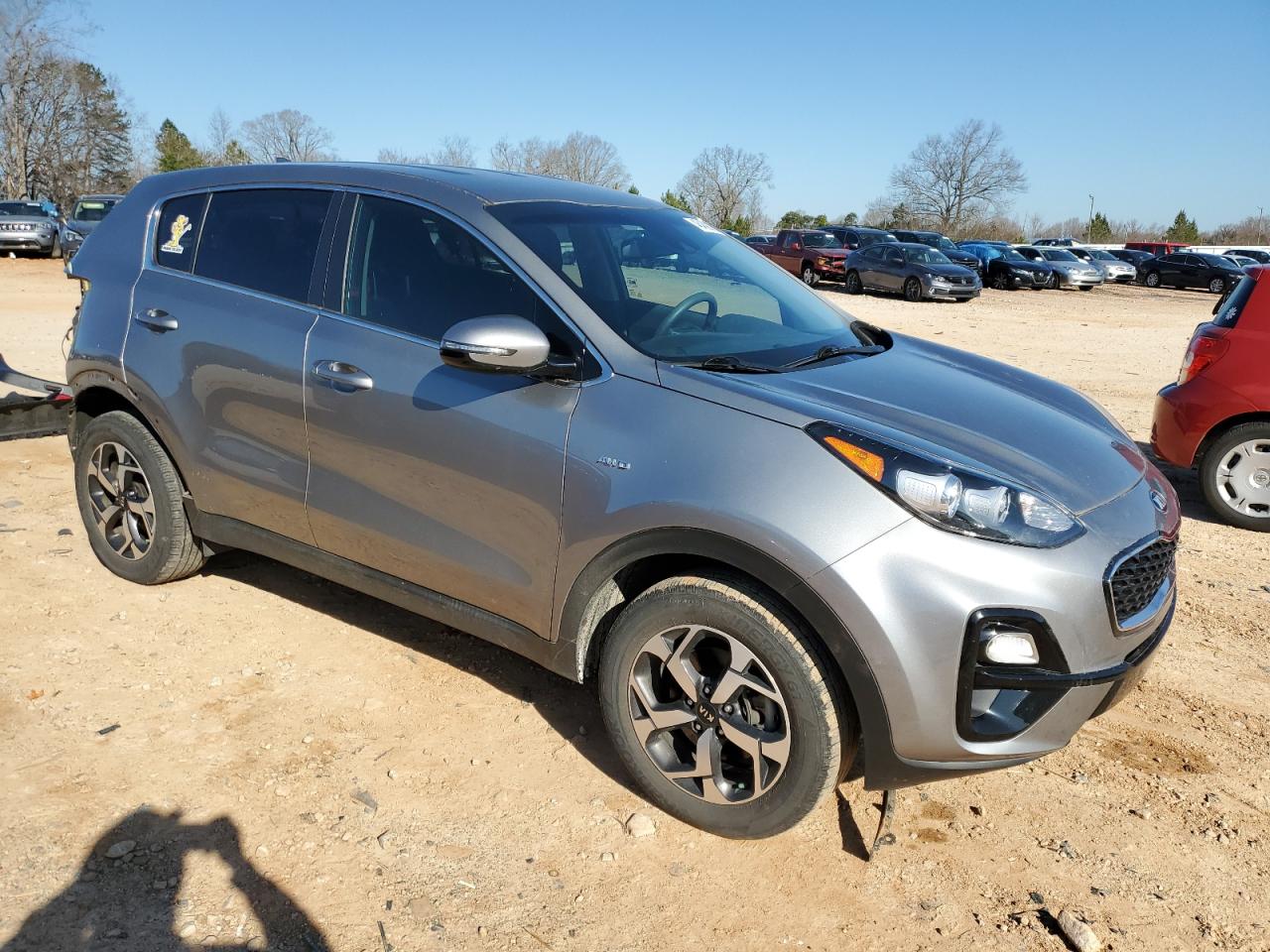 2021 KIA Sportage VIN KNDPMCAC1M7846728 Copart auction photo, rear end damage thumbnail 4