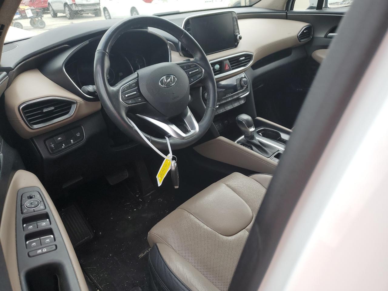 2020 Hyundai Santa Fe VIN 5NMS53AA3LH196152 Copart auction photo, top/roof / water/flood damage thumbnail 8