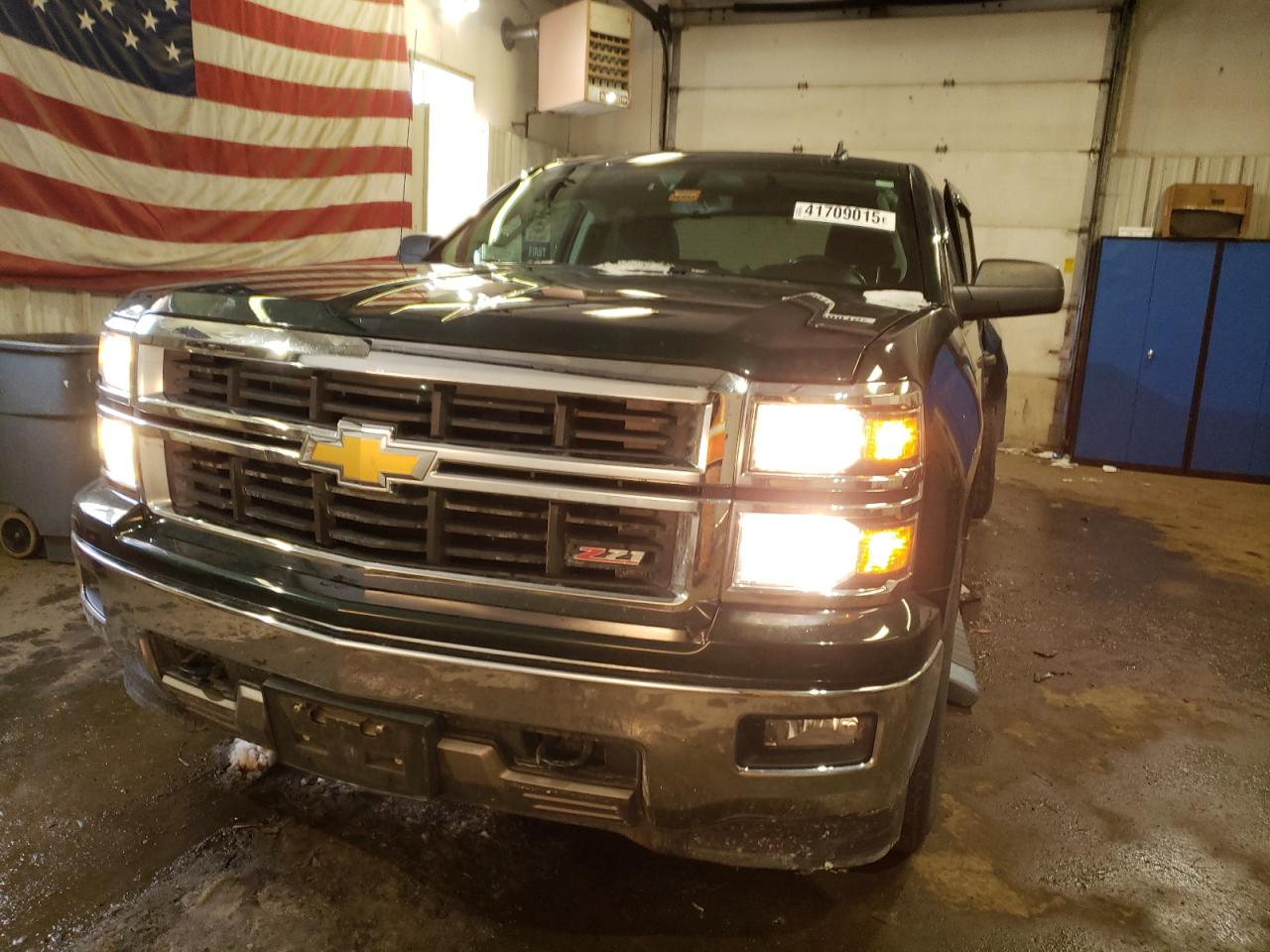 2014 Chevrolet Silverado VIN 1GCVKREC4EZ307391 Copart auction photo, side / rear end damage thumbnail 5