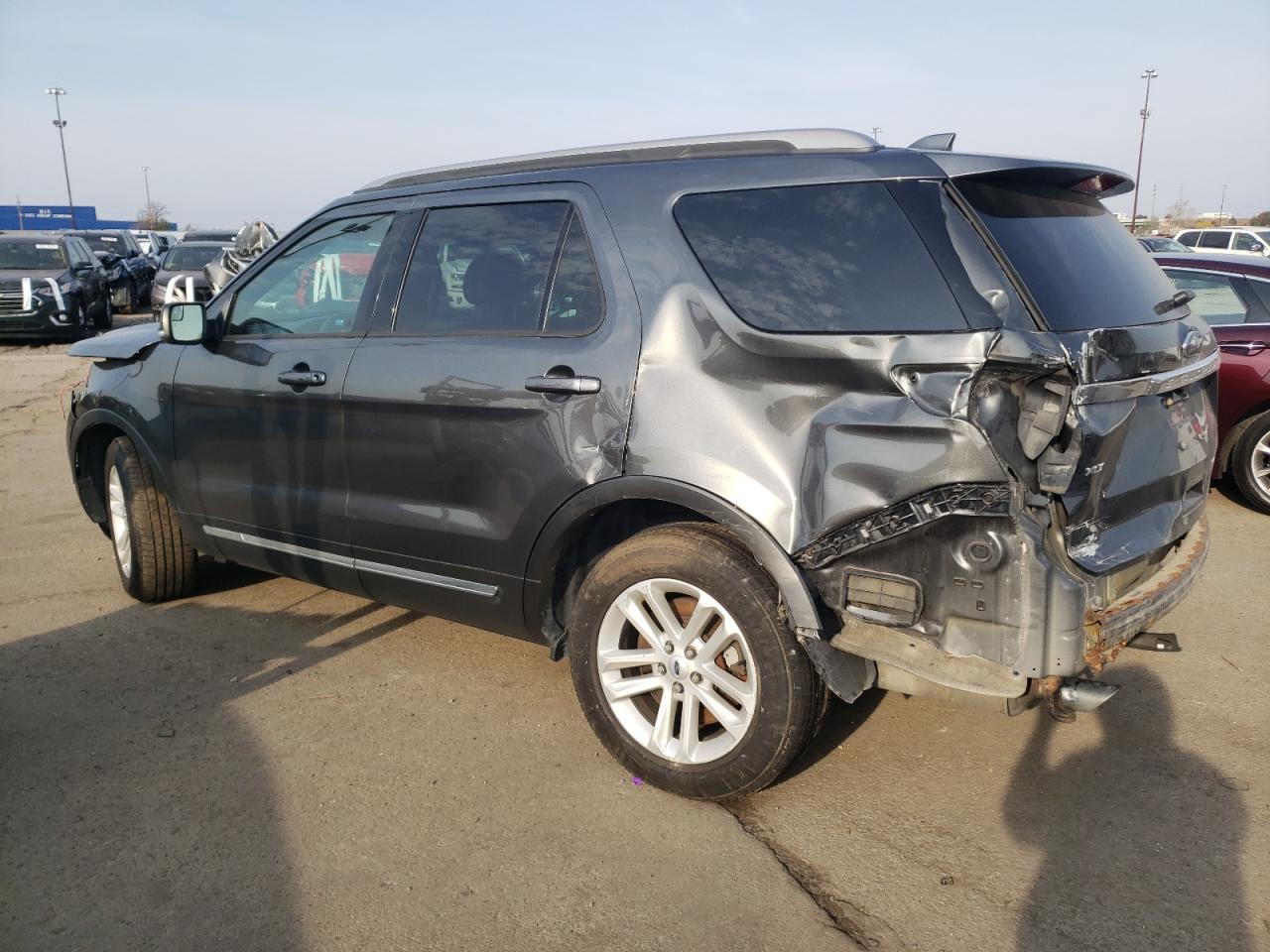 2017 Ford Explorer VIN 1FM5K7D80HGB78028 Copart auction photo, all over damage thumbnail 2