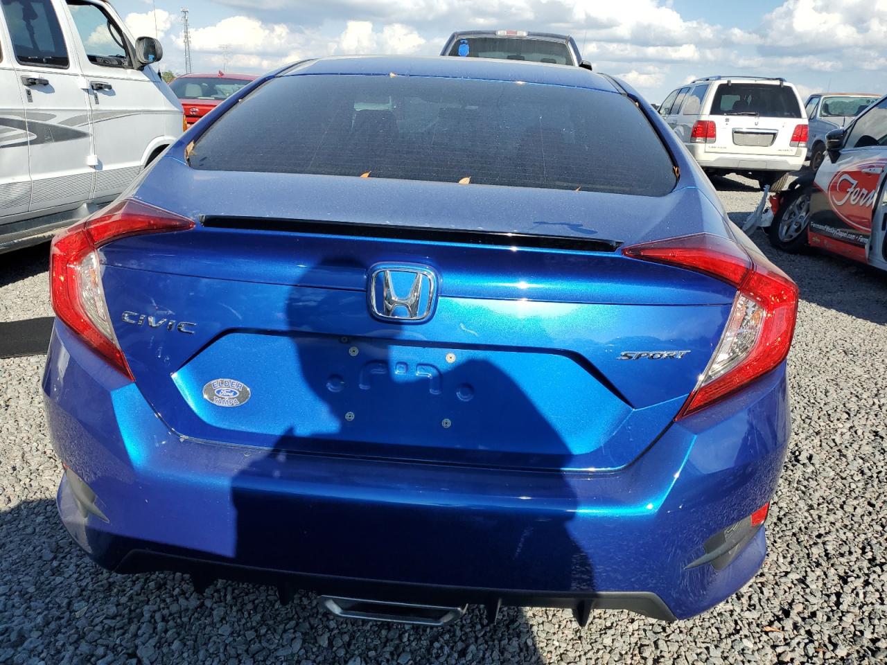 2021 Honda Civic VIN 2HGFC2F87MH535596 Copart auction photo, front end damage thumbnail 6