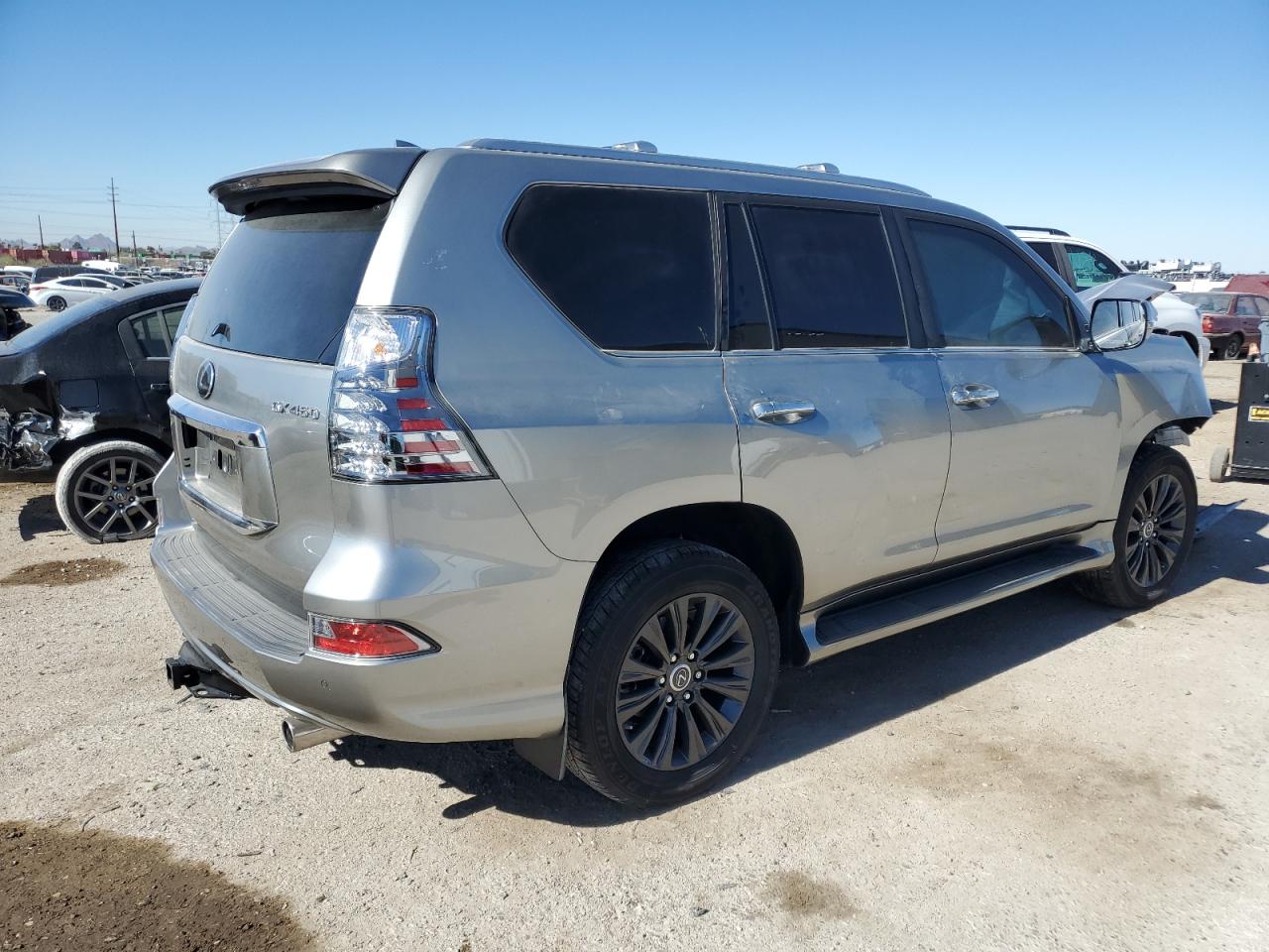 2023 Lexus GX VIN JTJAM7BX7P5366088 Copart auction photo, front end / frame damage damage thumbnail 3