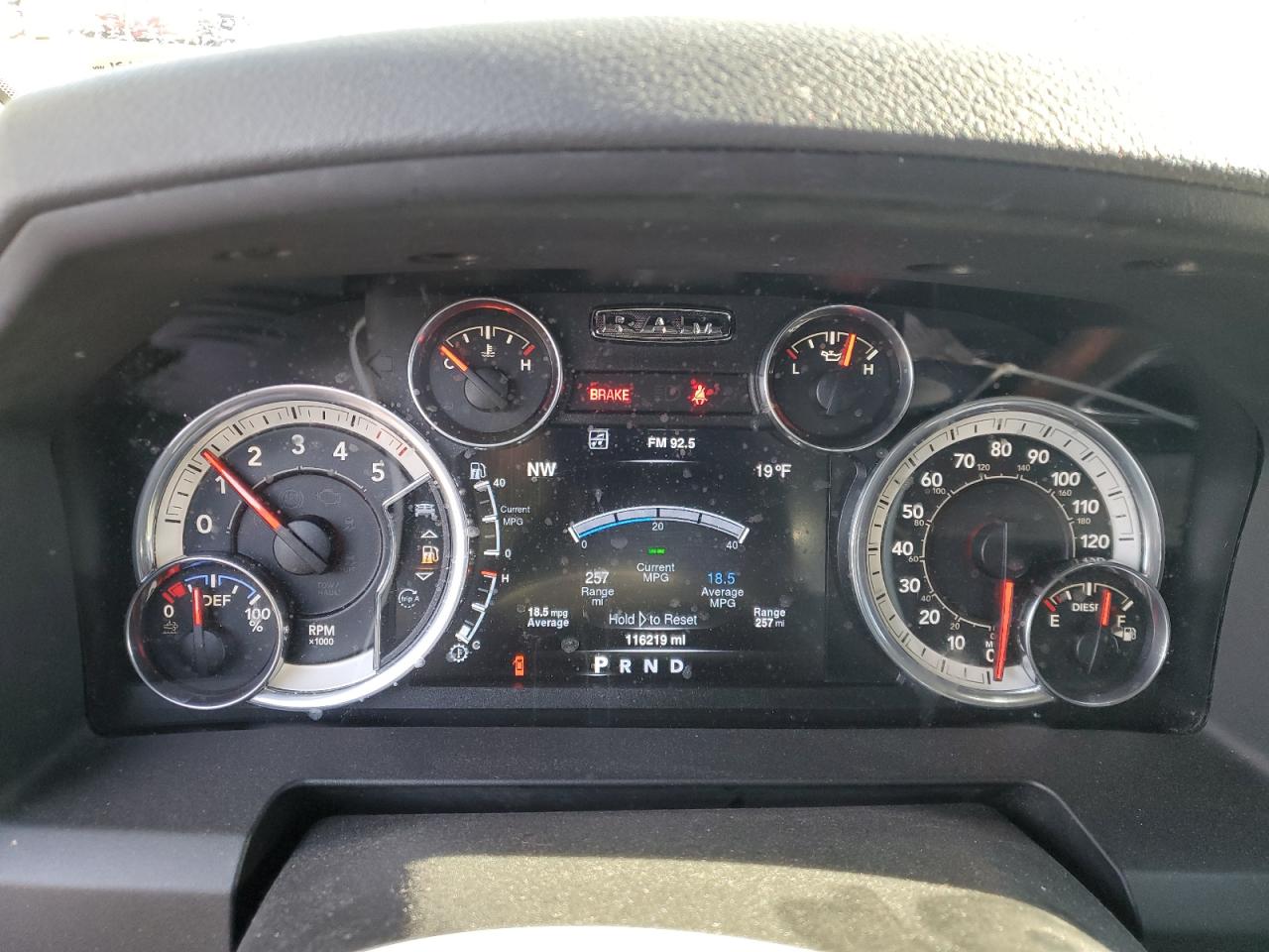 2016 RAM 1500 VIN 1C6RR7LM5GS339444 Copart auction photo, rear end / front end damage thumbnail 9
