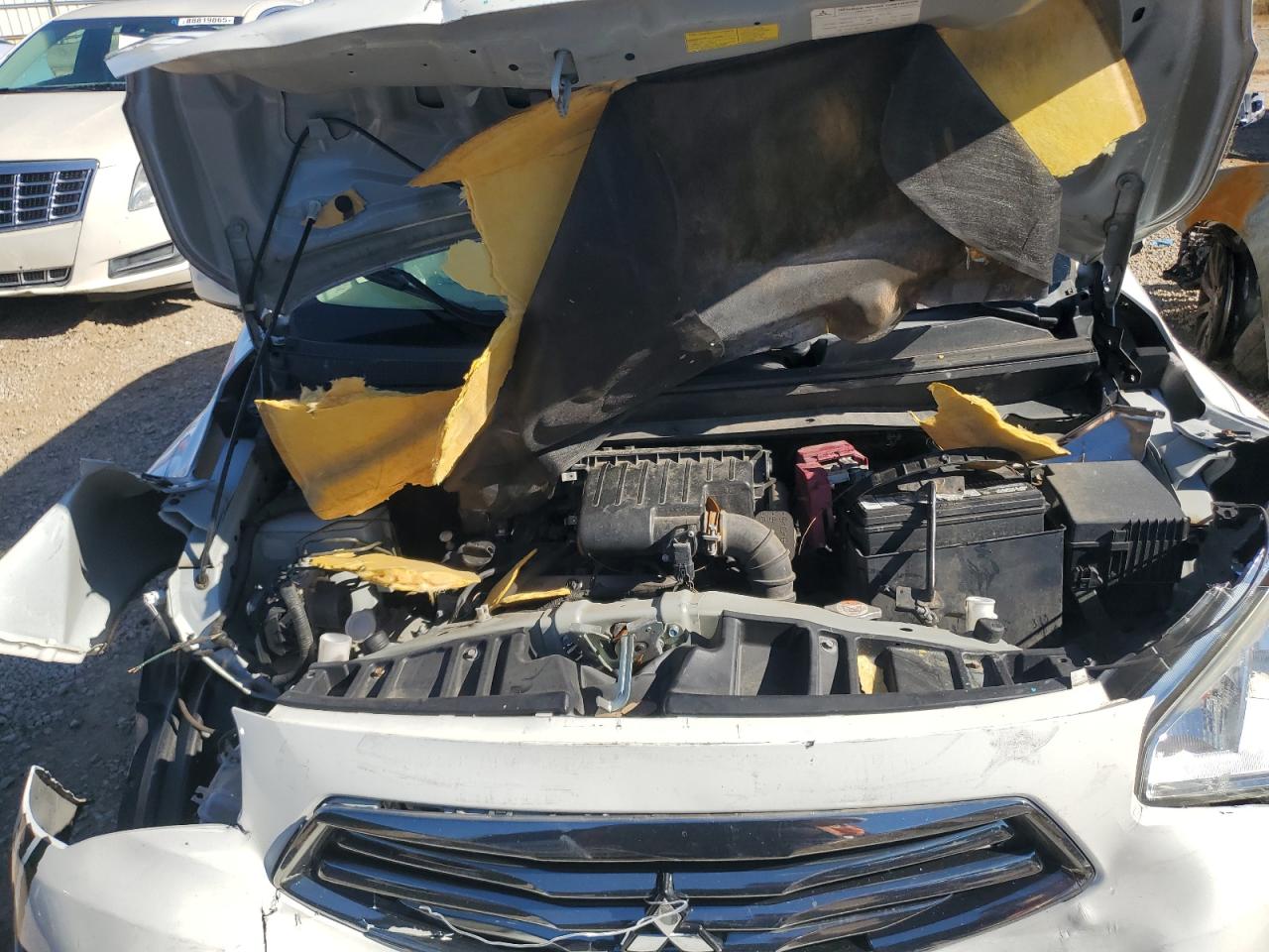 2017 Mitsubishi Mirage VIN ML32F3FJ5HHF06208 Copart auction photo, front end / rear end damage thumbnail 11