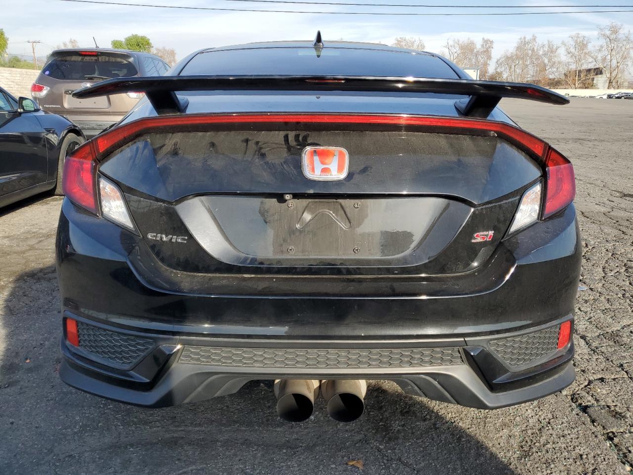 2018 Honda Civic VIN 2HGFC3A58JH754050 Copart auction photo, side / front end damage thumbnail 6