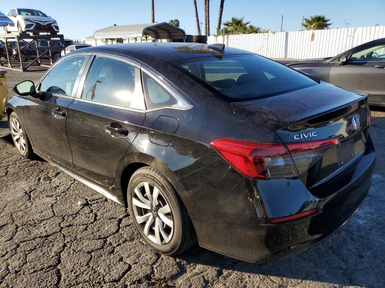 2022 Honda Civic VIN 2HGFE2F23NH518009 Copart auction photo, front end / minor dent/scratches damage thumbnail 2