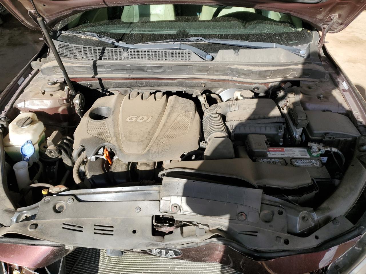 2013 KIA Optima VIN 5XXGN4A73DG145184 Copart auction photo, front end damage thumbnail 11
