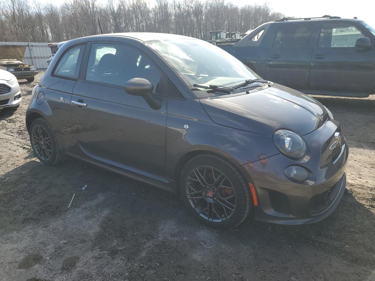 2014 Fiat 500 VIN 3C3CFFFH3ET190967 Copart auction photo, mechanical / rear end damage thumbnail 4