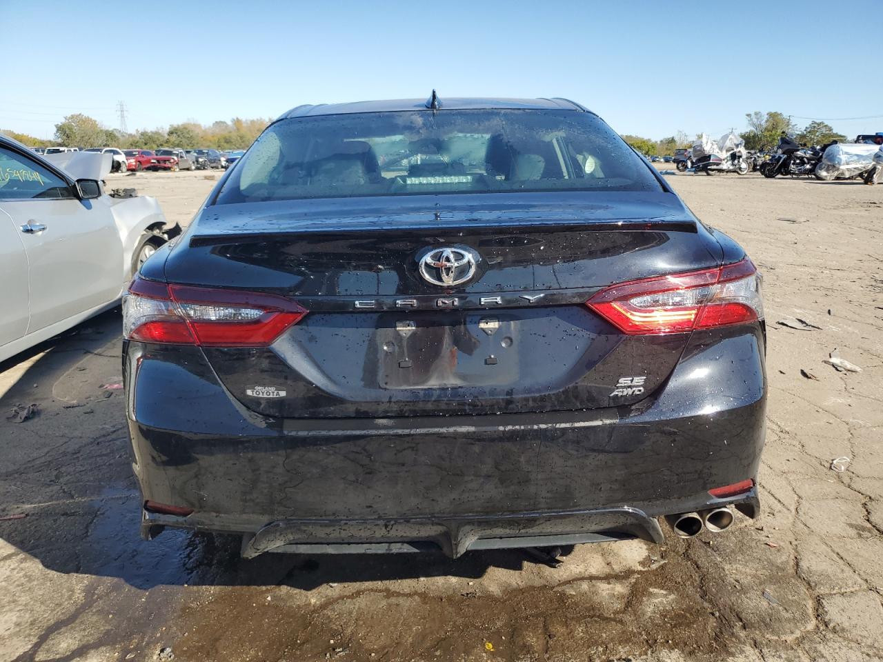 2022 Toyota Camry VIN 4T1T11BK2NU061408 Copart auction photo, front end / rear end damage thumbnail 6