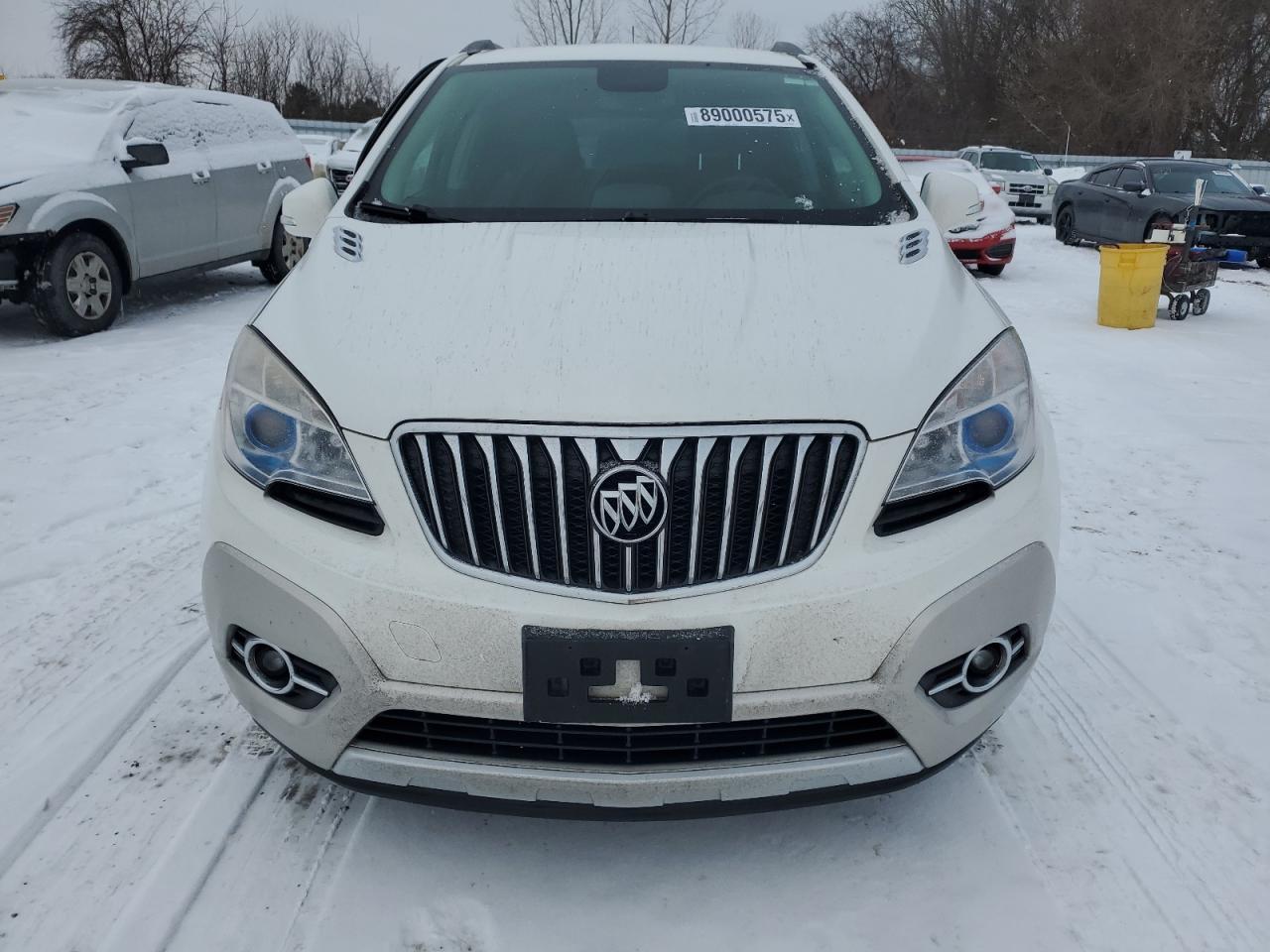 2016 Buick Encore VIN KL4CJ1SM8GB607949 Copart auction photo, side / front end damage thumbnail 5