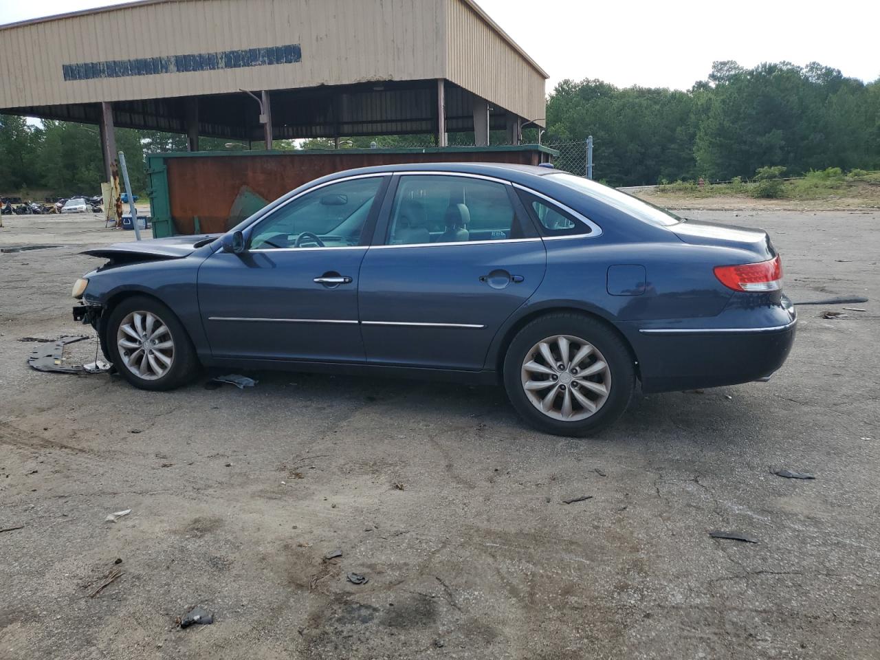 2007 Hyundai Azera VIN KMHFC46F77A202788 Copart auction photo, front end damage thumbnail 2