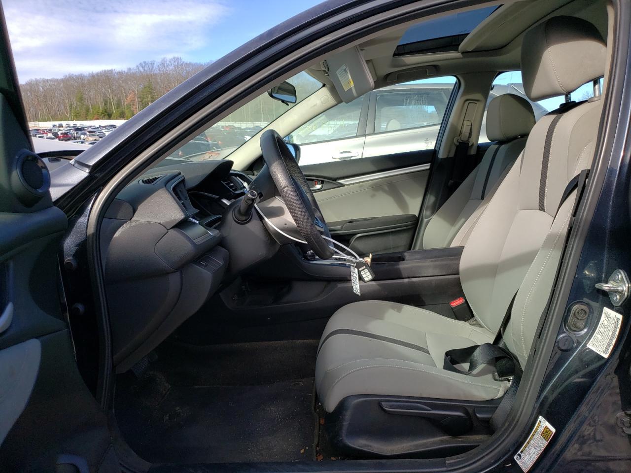 2018 Honda Civic VIN 2HGFC2F74JH546655 Copart auction photo, front end / minor dent/scratches damage thumbnail 7
