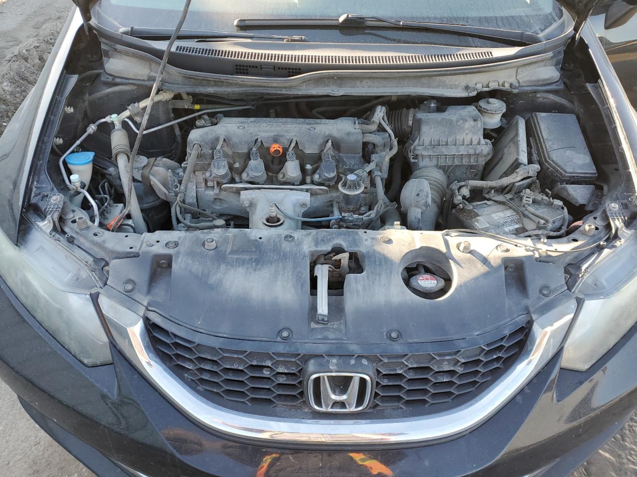2013 Honda Civic VIN 19XFB2F54DE009672 Copart auction photo, rear end damage thumbnail 11