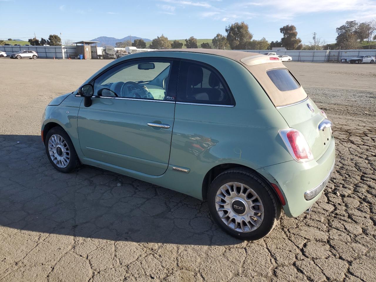 2015 Fiat 500 VIN 3C3CFFER4FT710122 Copart auction photo, front end damage thumbnail 2