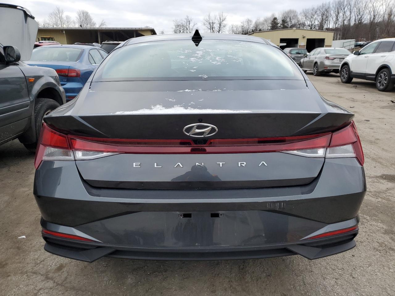 2021 Hyundai Elantra VIN 5NPLM4AG7MH020808 Copart auction photo, front end / minor dent/scratches damage thumbnail 6