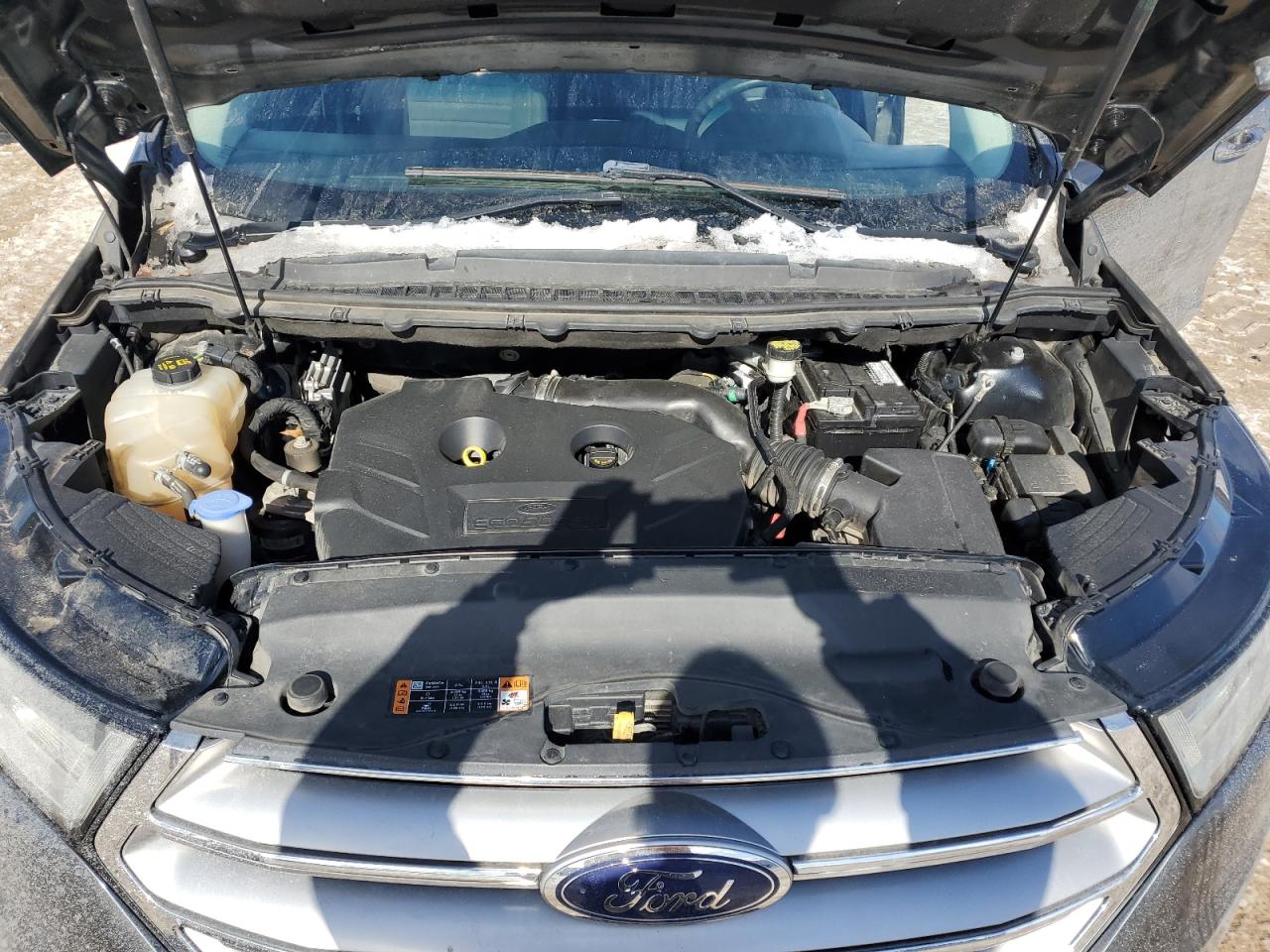 2015 Ford Edge VIN 2FMTK4G9XFBC09879 Copart auction photo, side / rear end damage thumbnail 12