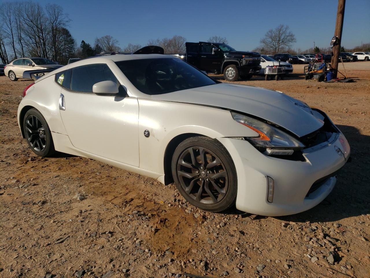 2017 Nissan 370Z VIN JN1AZ4EH3HM954376 Copart auction photo, front end / side damage thumbnail 4