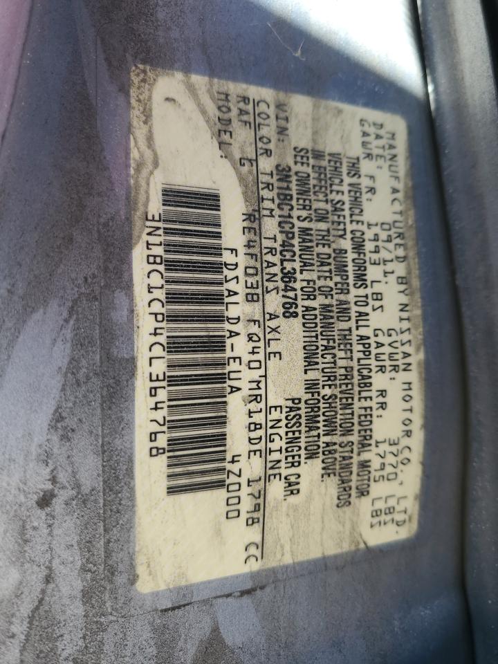 2012 Nissan Versa VIN 3N1BC1CP4CL364768 Copart auction photo, front end / minor dent/scratches damage thumbnail 12