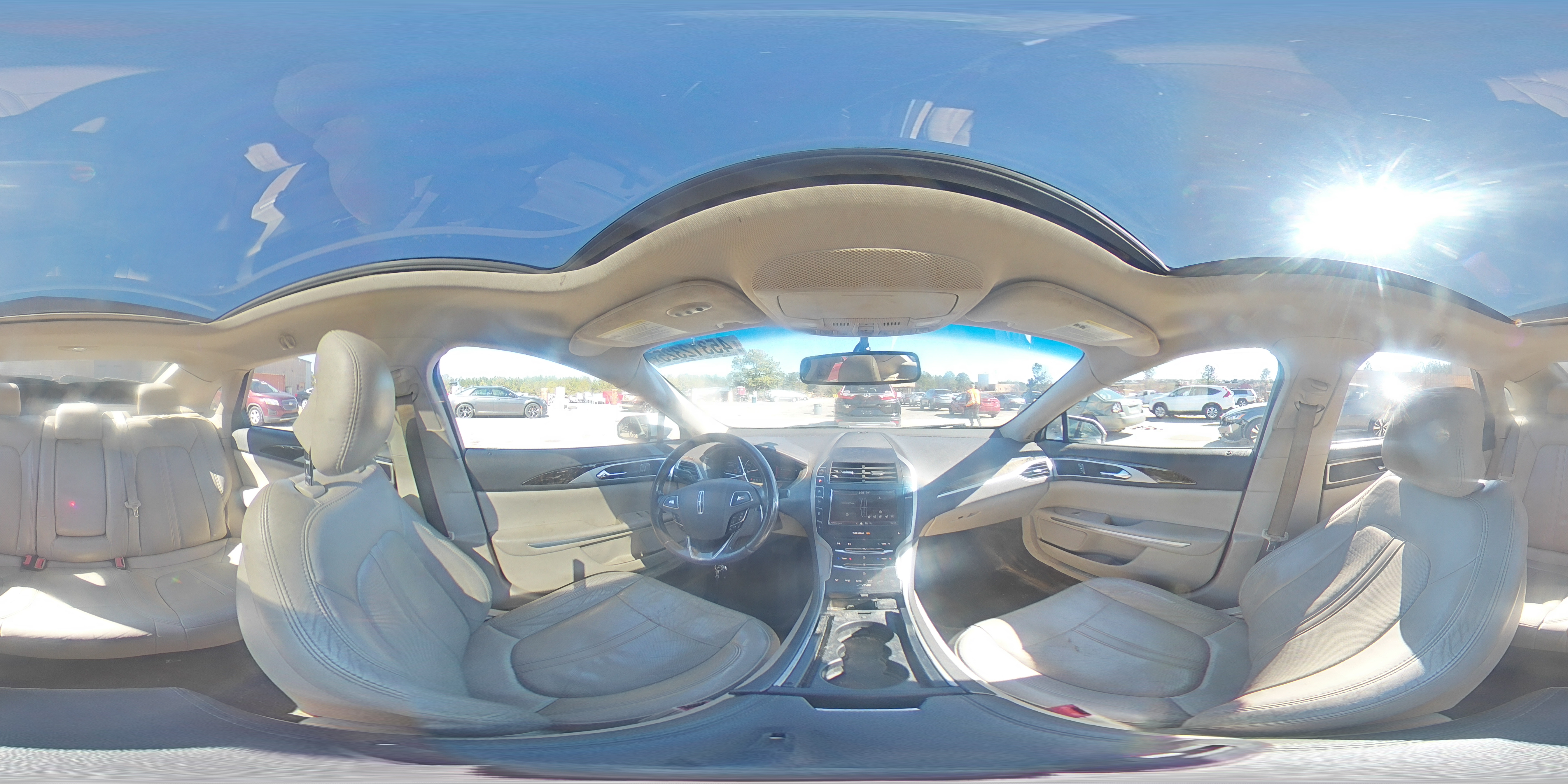 2016 Lincoln MKZ VIN 3LN6L2LU4GR622229 Copart auction photo, front end damage thumbnail 13