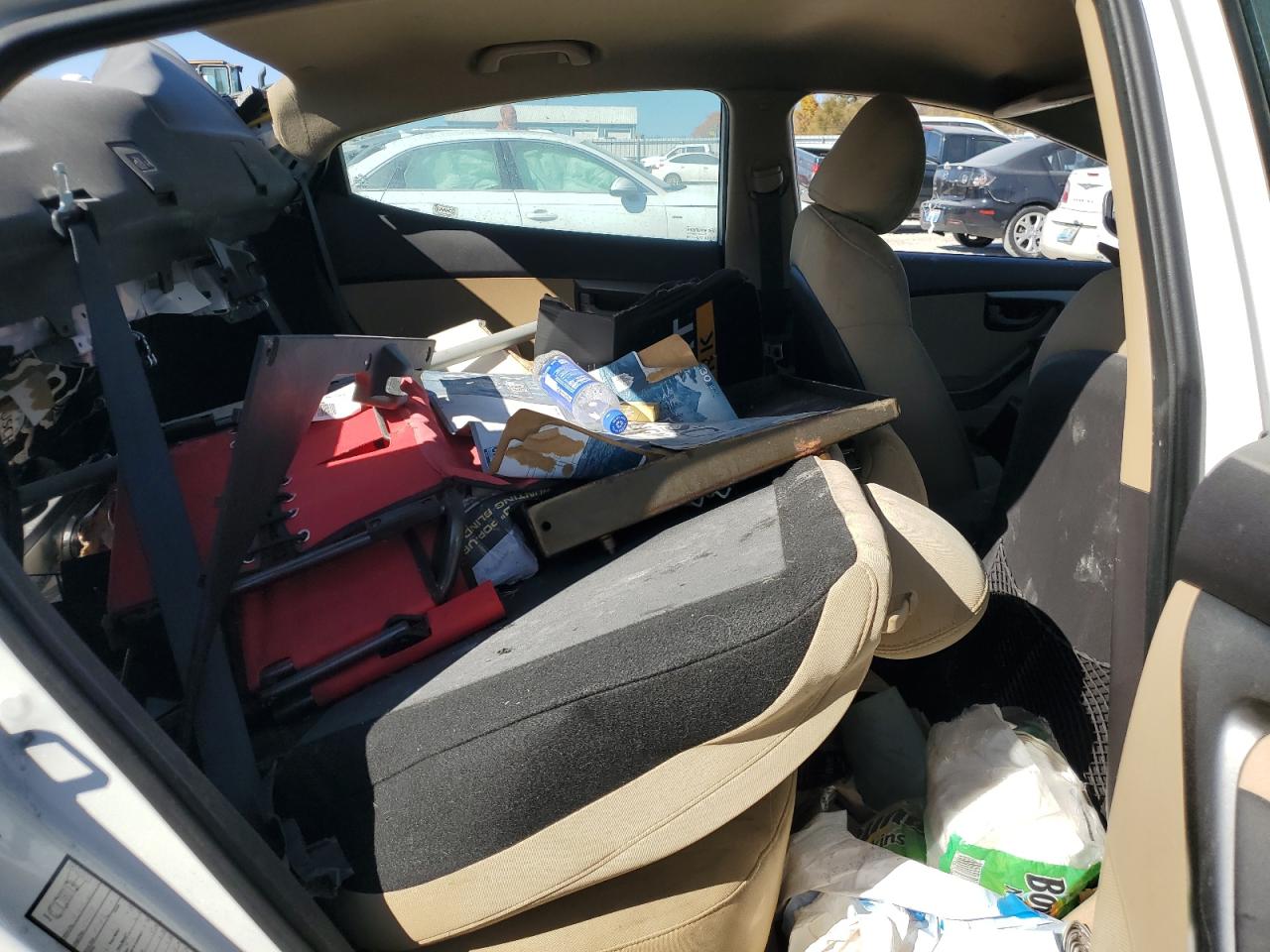 2011 Hyundai Elantra VIN 5NPDH4AE5BH015241 Copart auction photo, all over damage thumbnail 10
