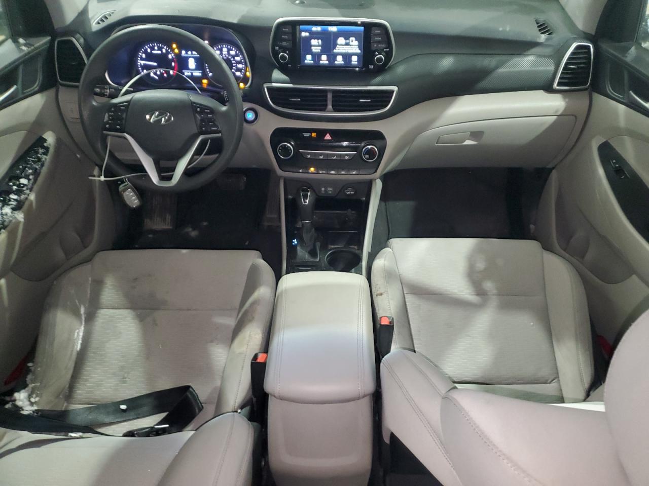 2019 Hyundai Tucson VIN KM8J3CA46KU852990 Copart auction photo, undercarriage / all over damage thumbnail 8
