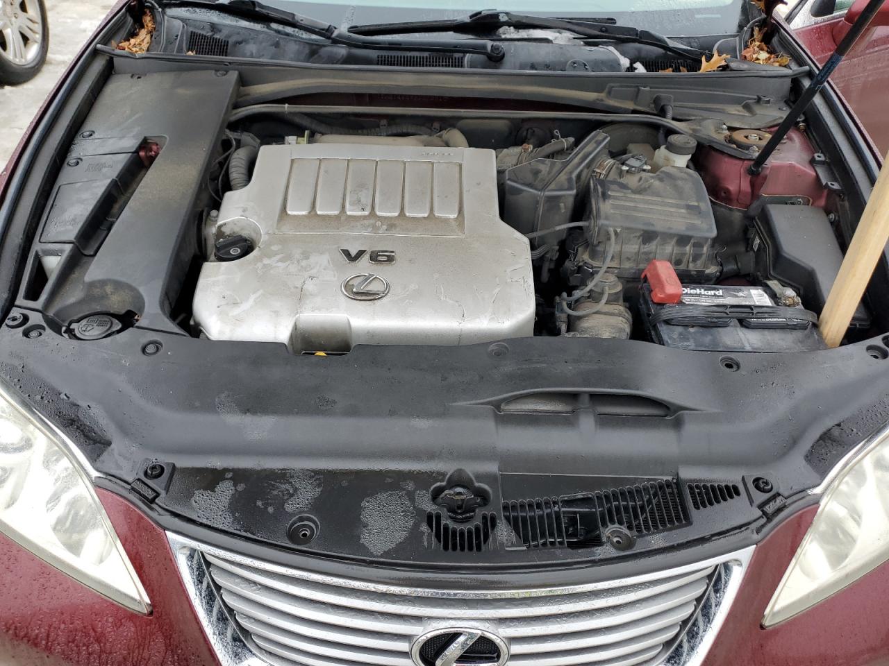 2008 Lexus ES VIN JTHBJ46G982205610 Copart auction photo, rear end damage thumbnail 11