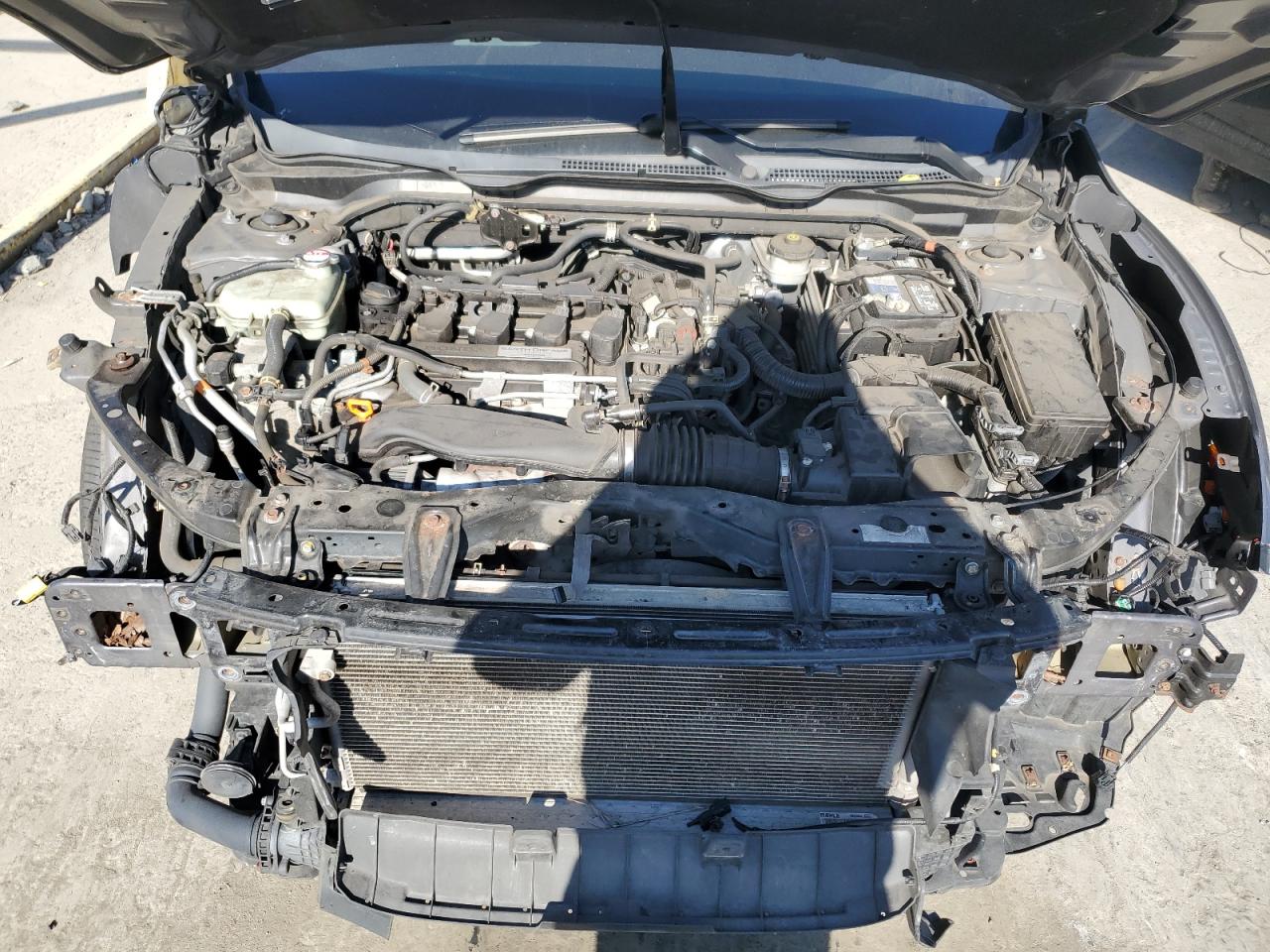 2017 Honda Civic VIN 2HGFC1F77HH657673 Copart auction photo, front end / side damage thumbnail 11