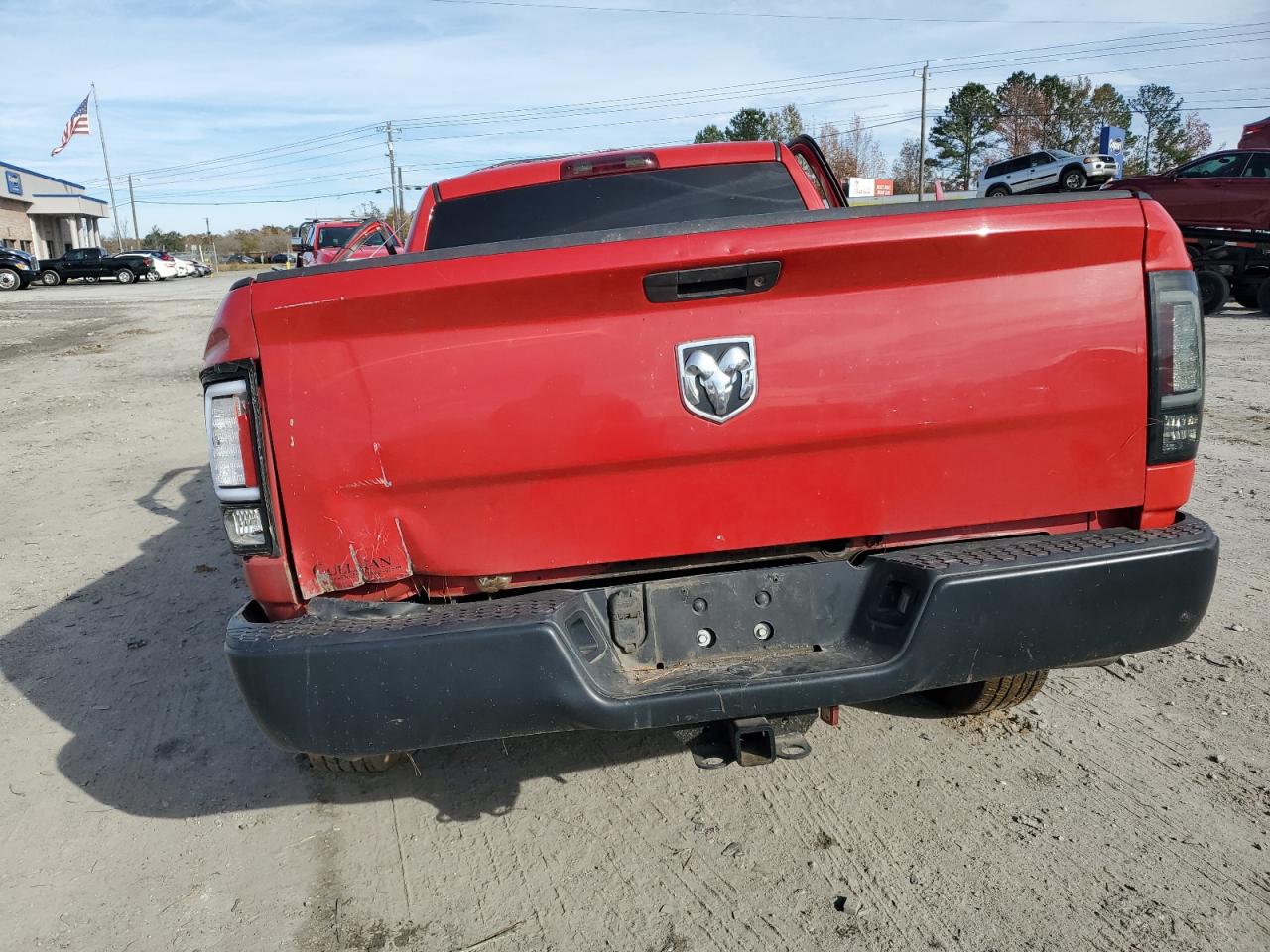 2017 RAM 1500 VIN 3C6JR6AG0HG695930 Copart auction photo, burn / front end damage thumbnail 6