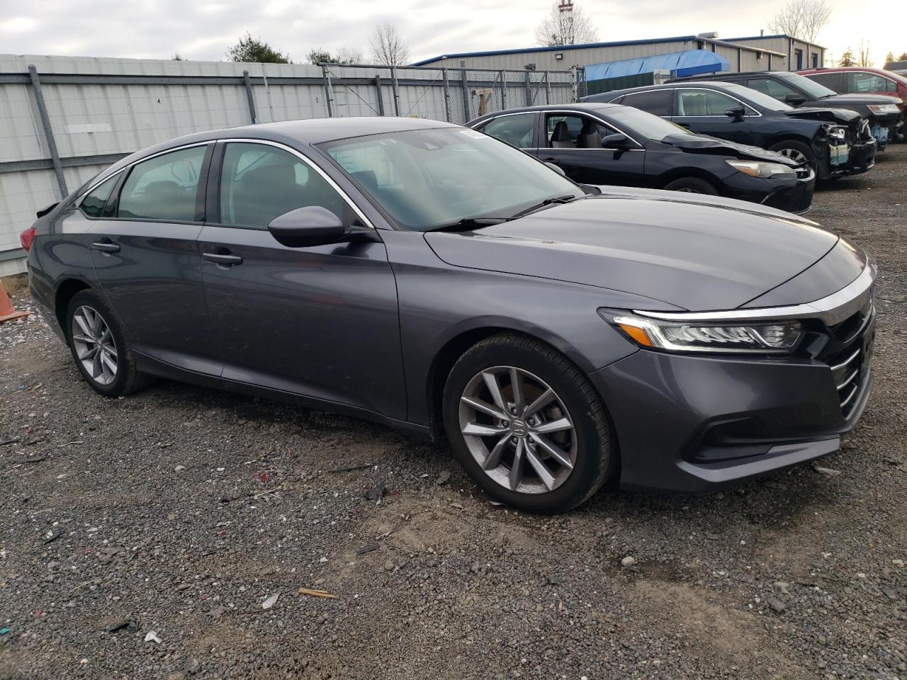 2021 Honda Accord VIN 1HGCV1F1XMA053536 Copart auction photo, rear end / minor dent/scratches damage thumbnail 4