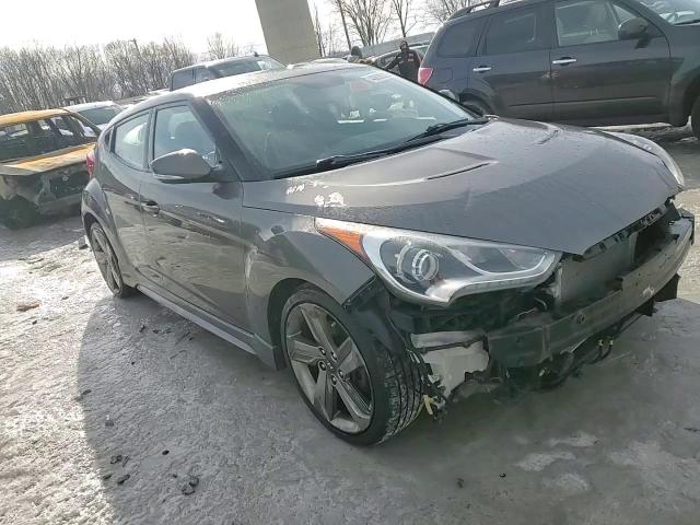 2014 Hyundai Veloster VIN KMHTC6AE3EU208323 Copart auction photo, front end damage thumbnail 13