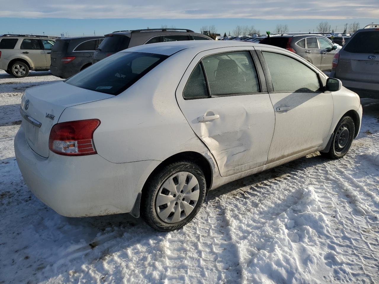 2009 Toyota Yaris VIN JTDBT923191327977 Copart auction photo, side / hail damage thumbnail 3