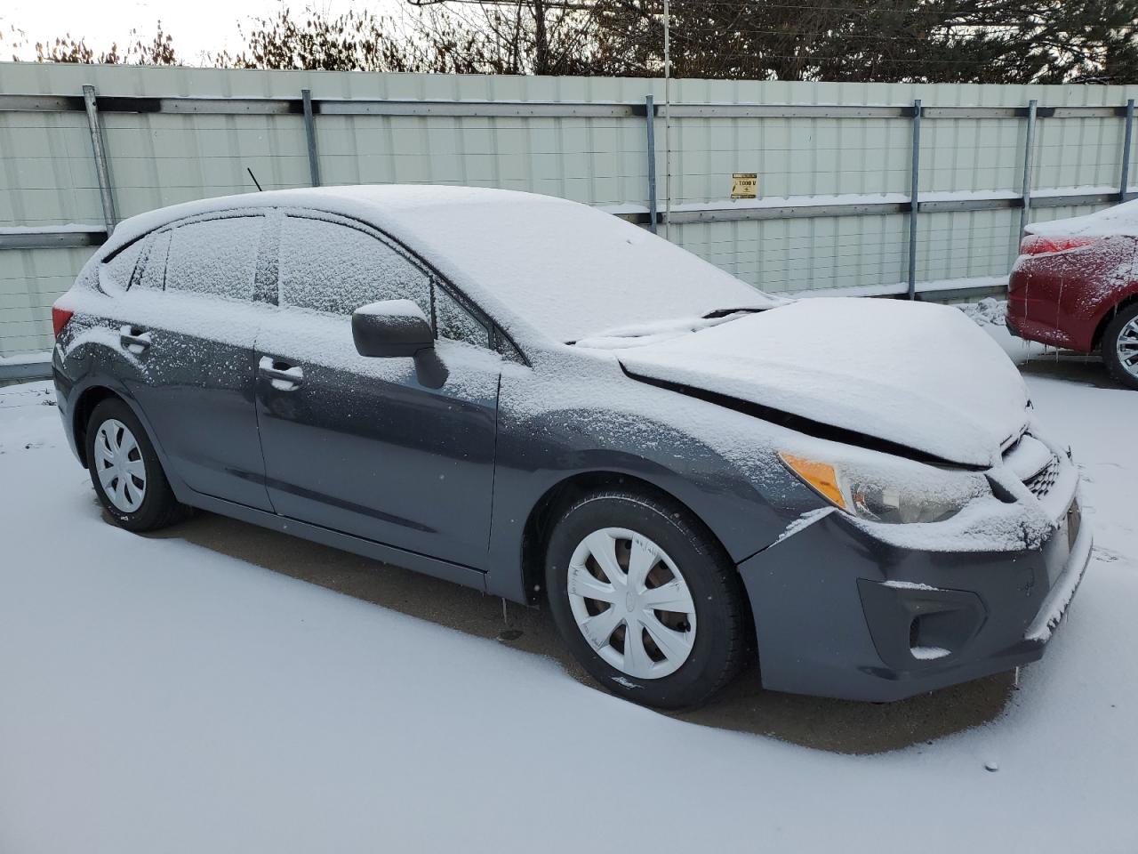 2013 Subaru Impreza VIN JF1GPAA66DH202728 Copart auction photo, front end damage thumbnail 4