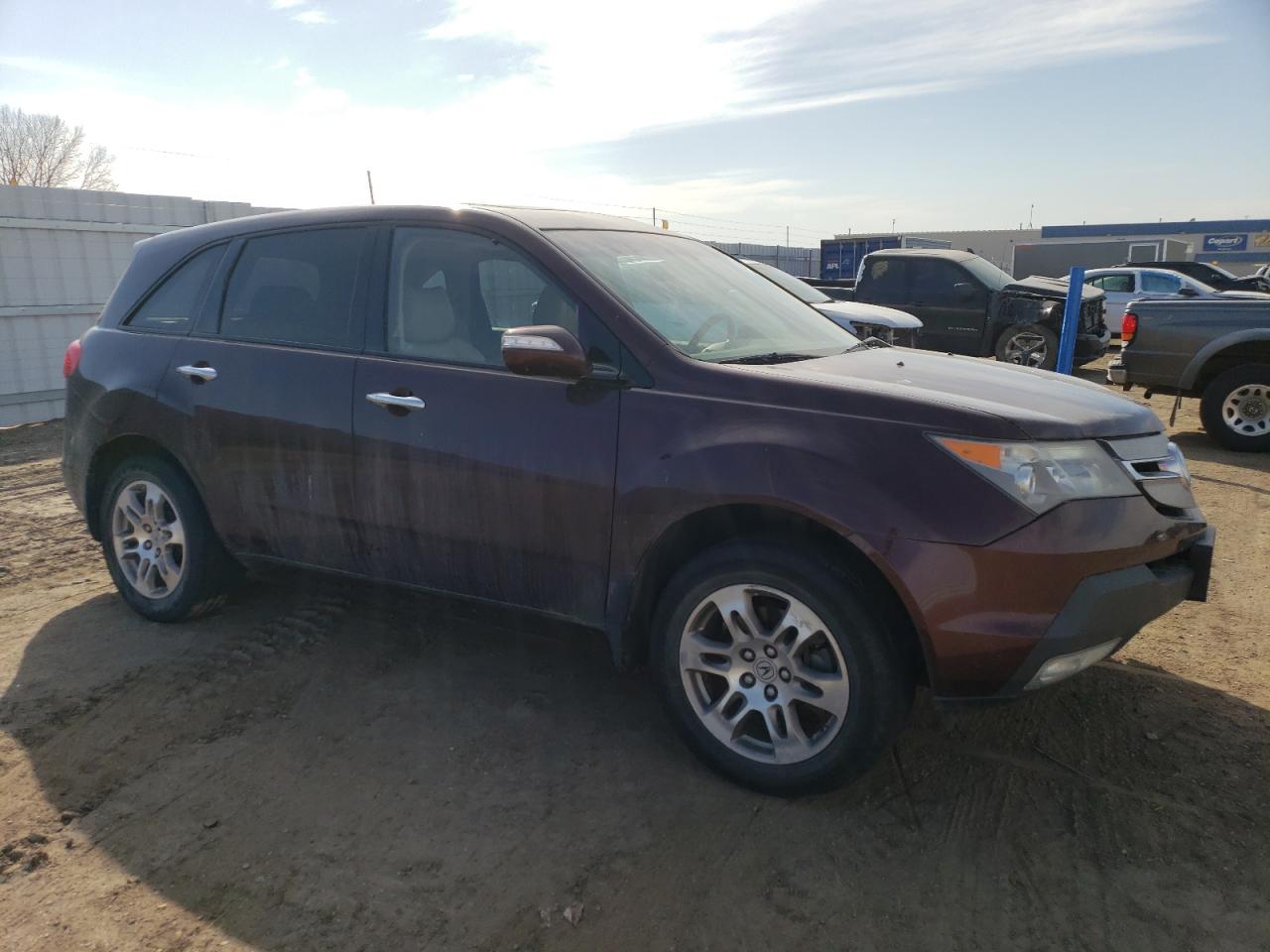 2008 Acura MDX VIN 2HNYD28268H527681 Copart auction photo, all over damage thumbnail 4
