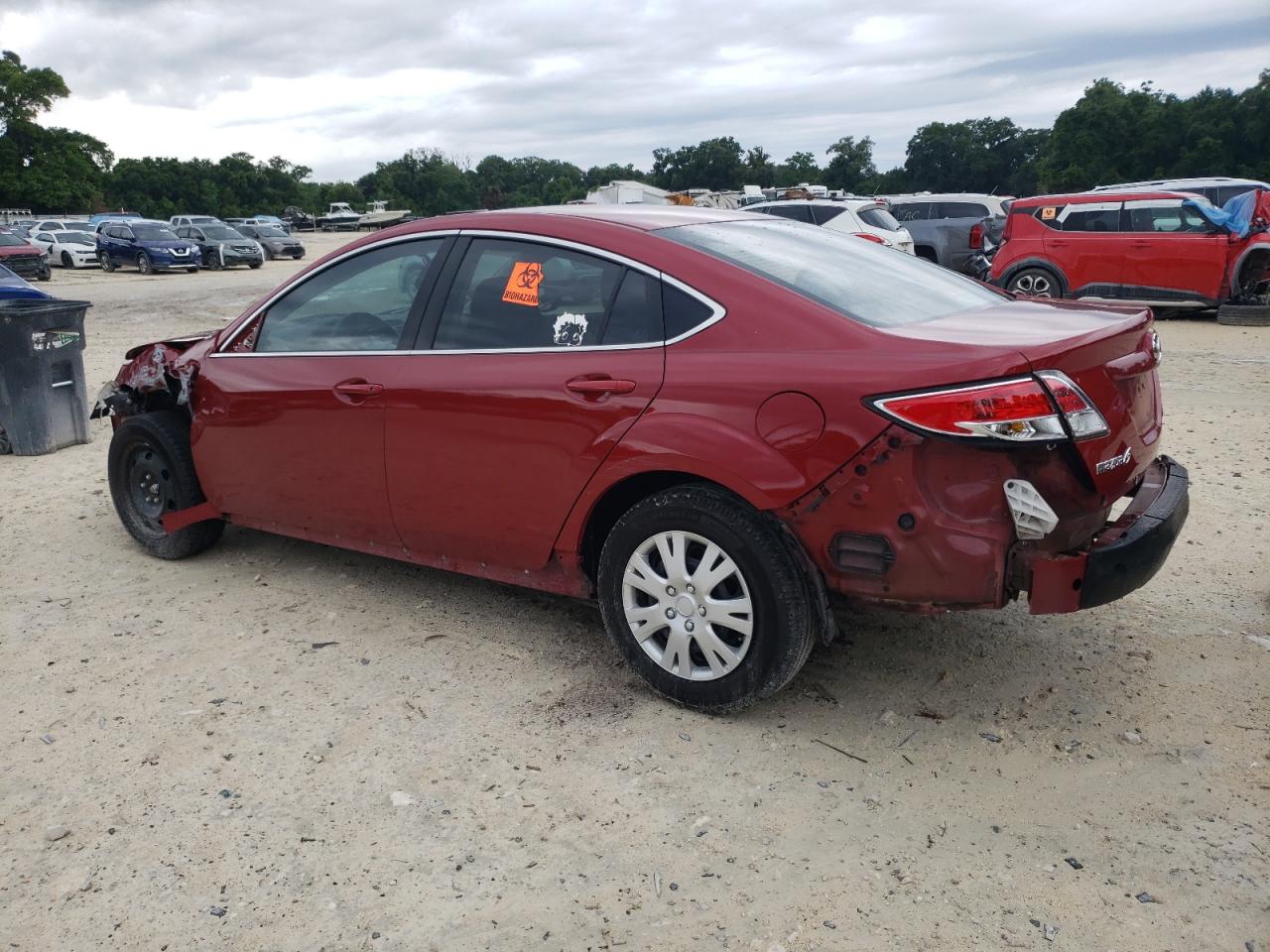 2010 Mazda 6 VIN 1YVHZ8BH1A5M48384 Copart auction photo, all over / front end damage thumbnail 2