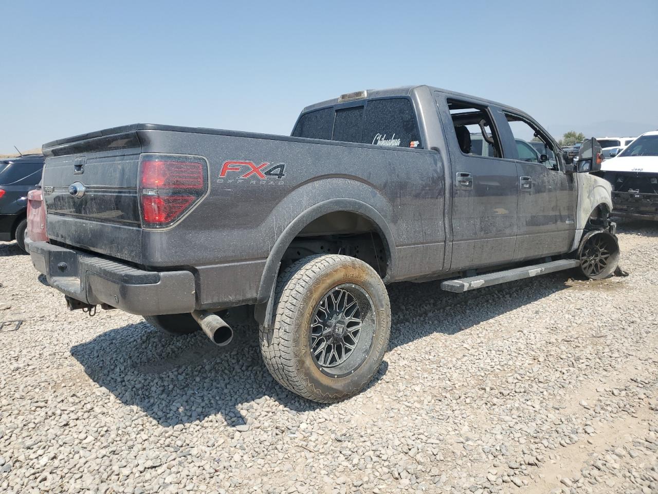 2013 Ford F-150 VIN 1FTFW1ET1DKE48162 Copart auction photo, burn damage thumbnail 3