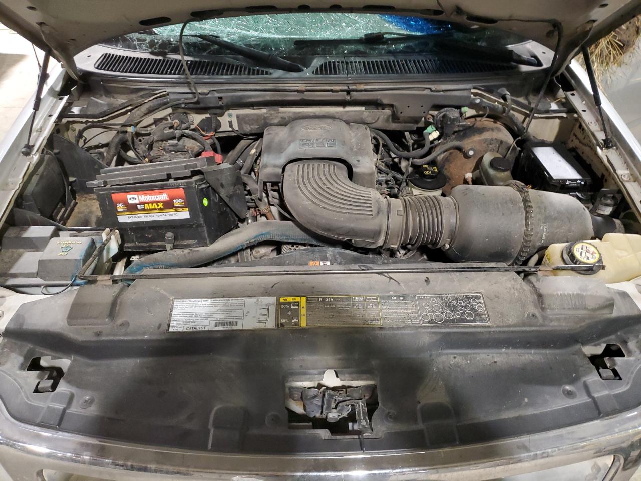 2003 Ford F-150 VIN 2FTRX17W93CA57586 Copart auction photo, all over / undercarriage damage thumbnail 12