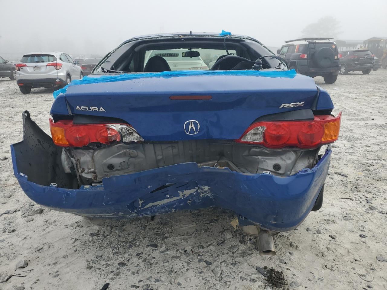 2004 Acura RSX VIN JH4DC53884S001686 Copart auction photo, front end / rear end damage thumbnail 6