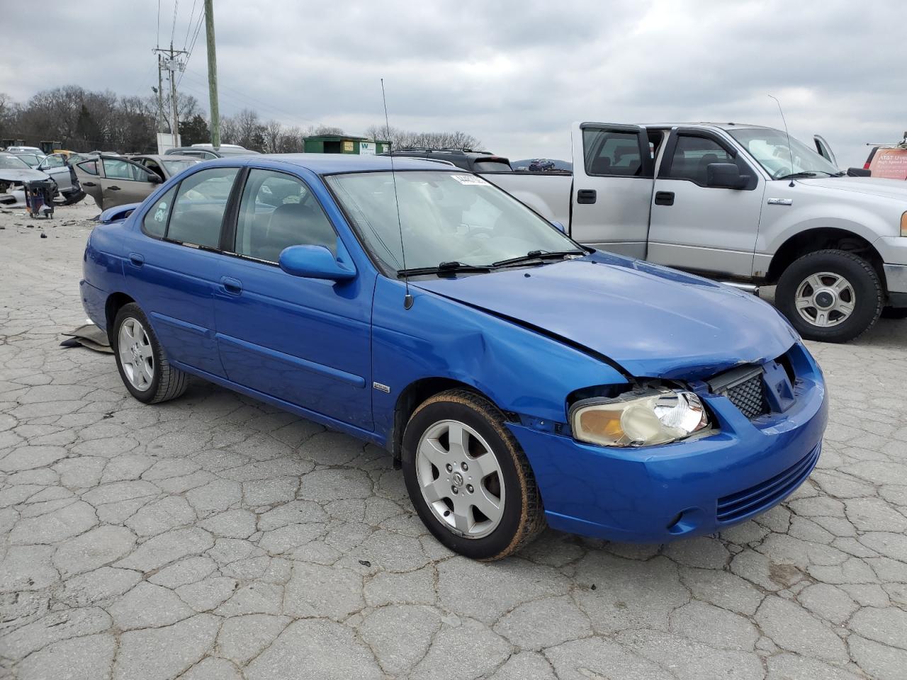 2006 Nissan Sentra VIN 3N1CB51D66L551862 Copart auction photo, front end damage thumbnail 4