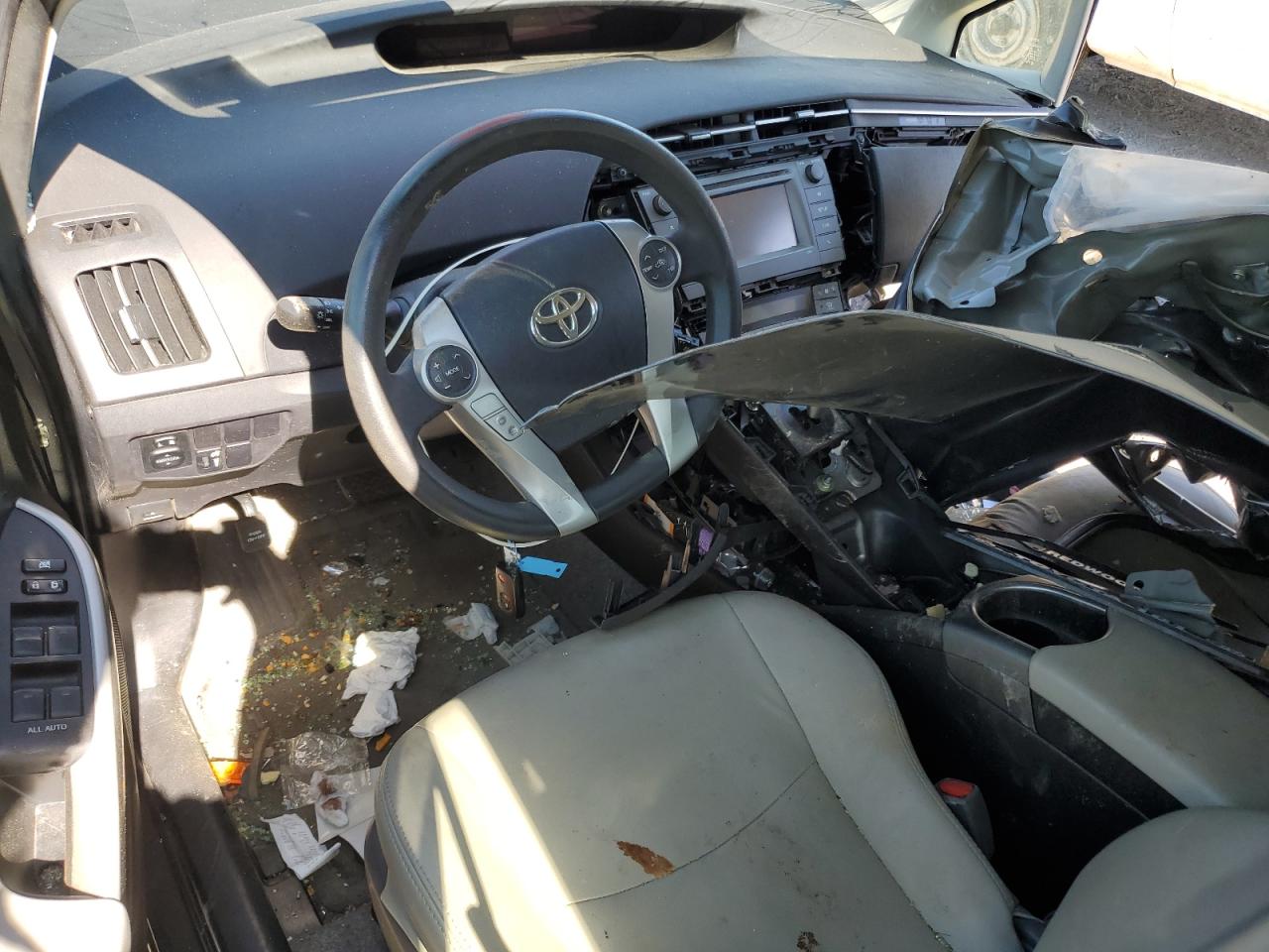 2015 Toyota Prius VIN JTDKN3DU9F1991954 Copart auction photo, front end / side damage thumbnail 8